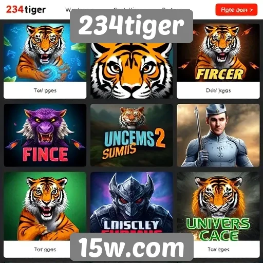 Avaliação dos jogos disponíveis no 234tiger